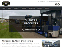 Tablet Screenshot of absolengineering.com
